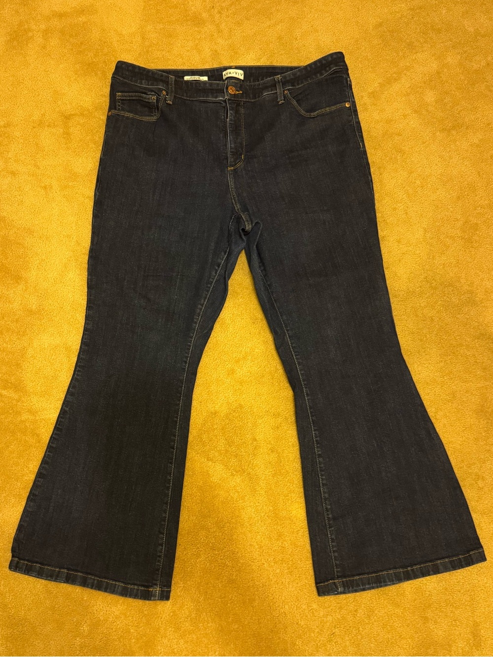 Ava & Viv Dark Wash Flared Jeans